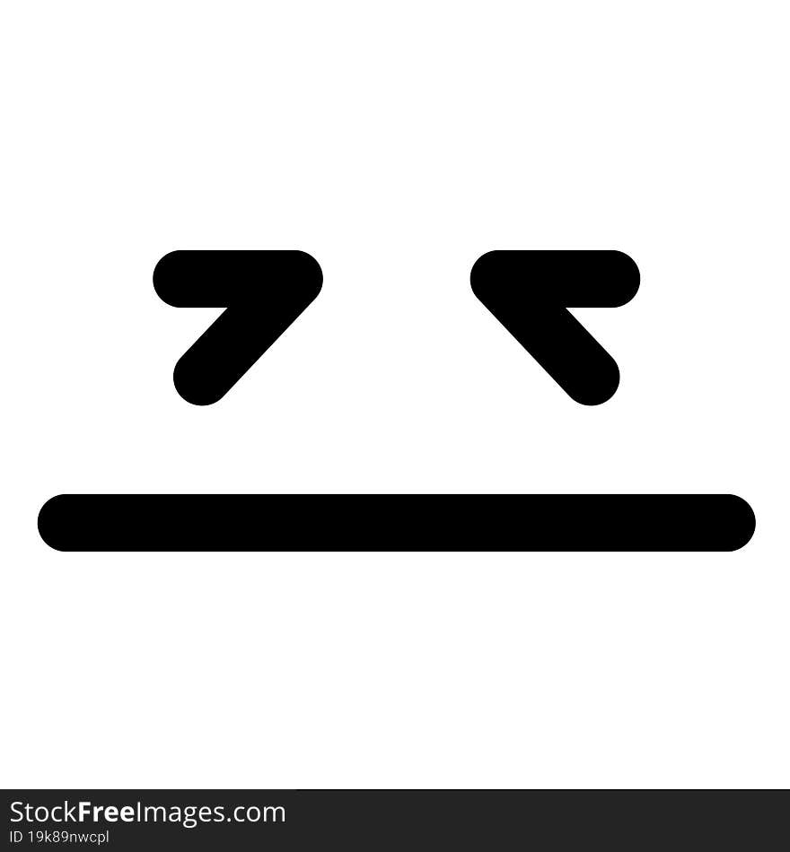 Simple Tired Face Icon