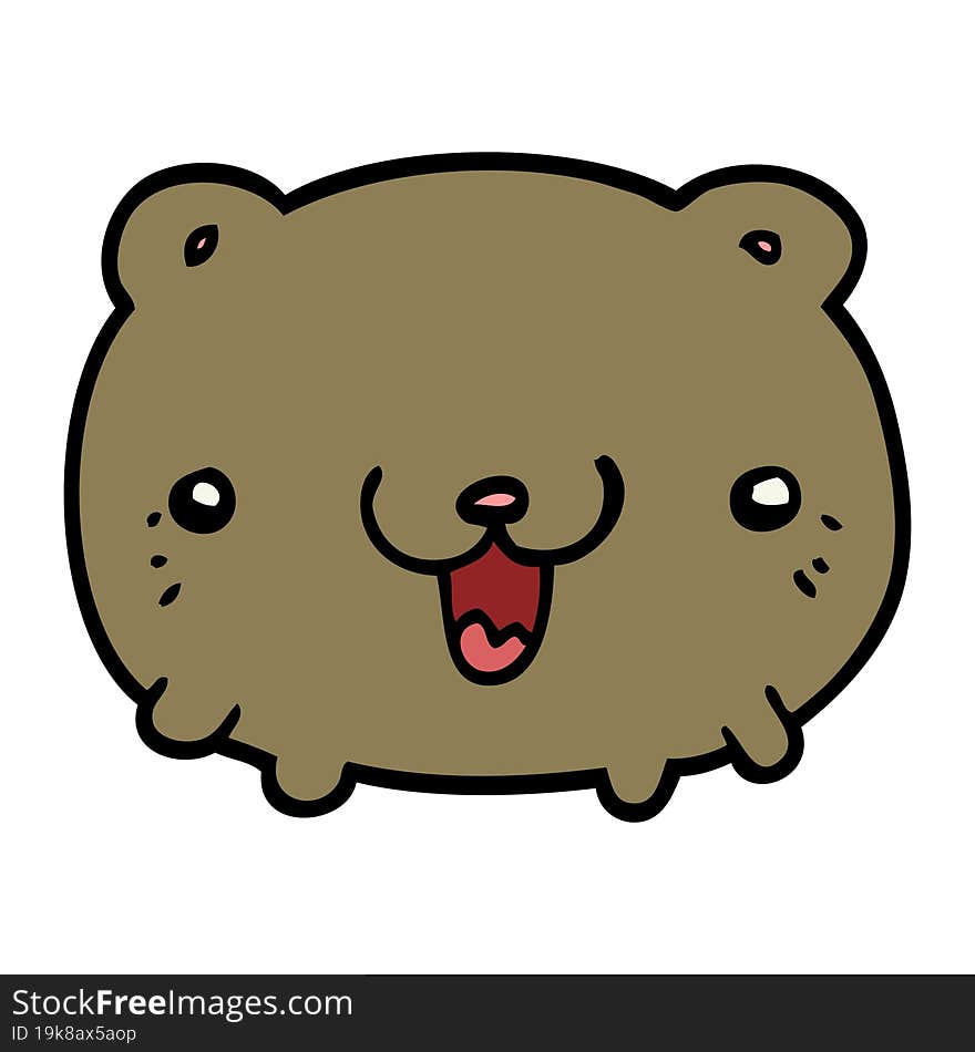 funny cartoon bear