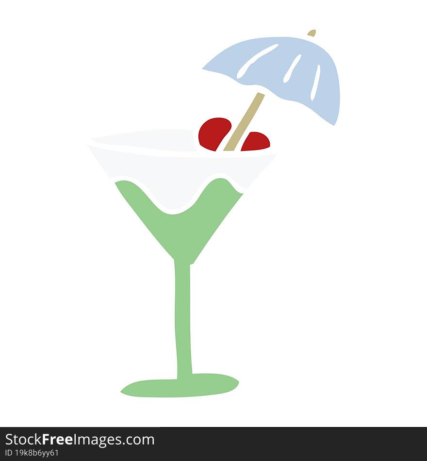 cartoon doodle cocktail