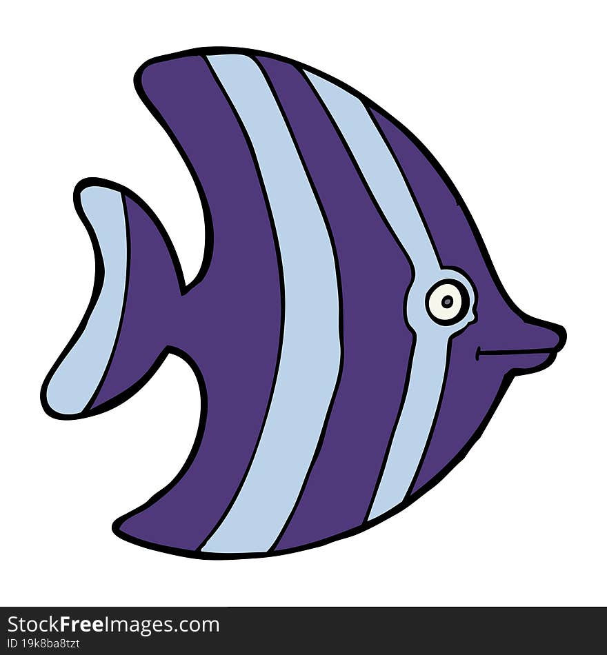 cartoon angel fish