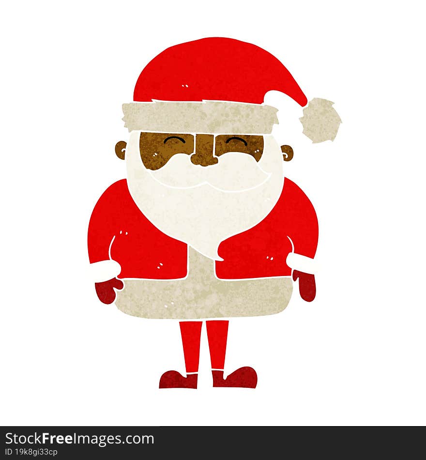 cartoon santa claus