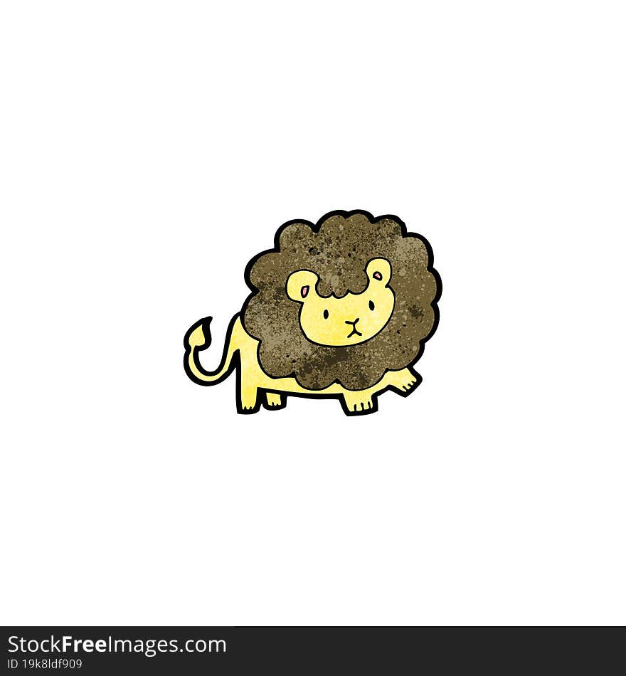 Cute Cartoon Lion