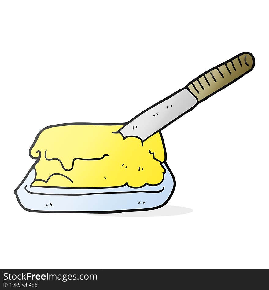 Cartoon Butter