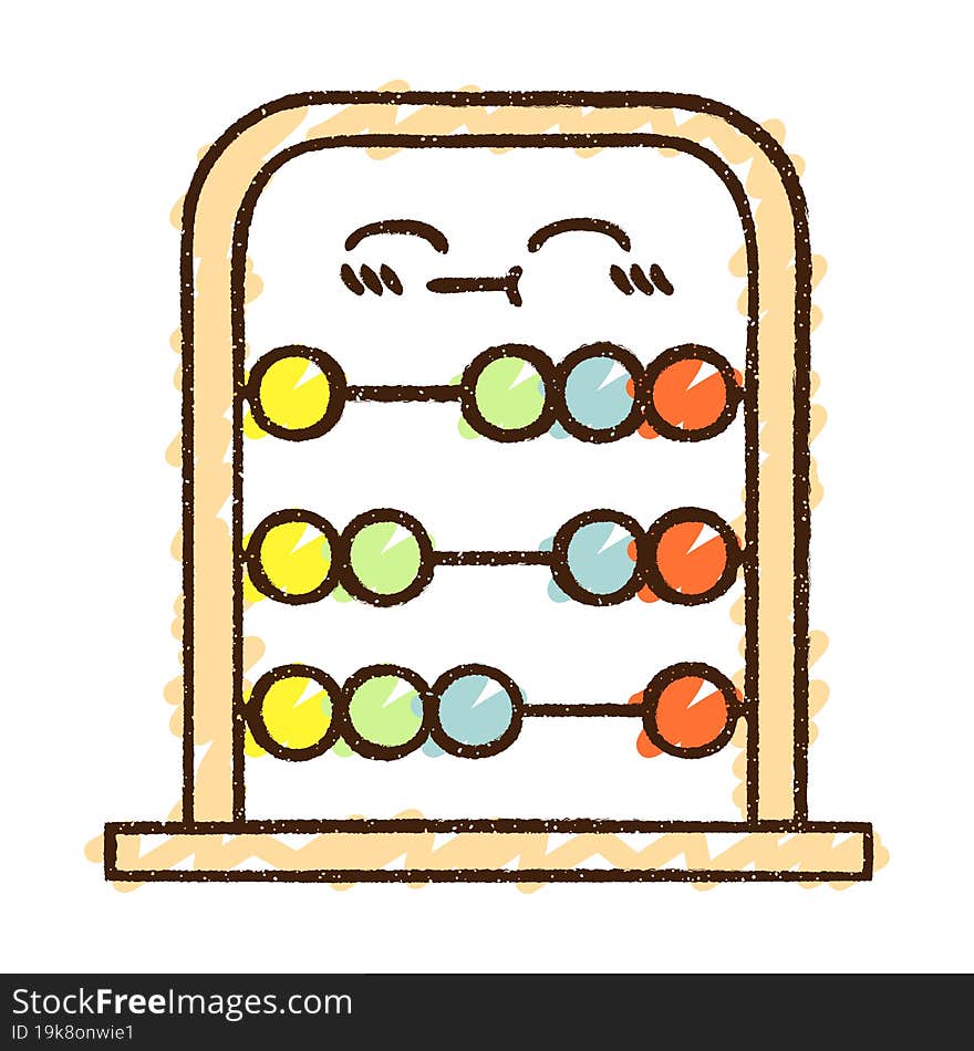 Abacus Chalk Drawing