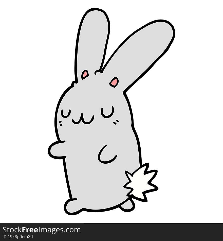 cute cartoon rabbit