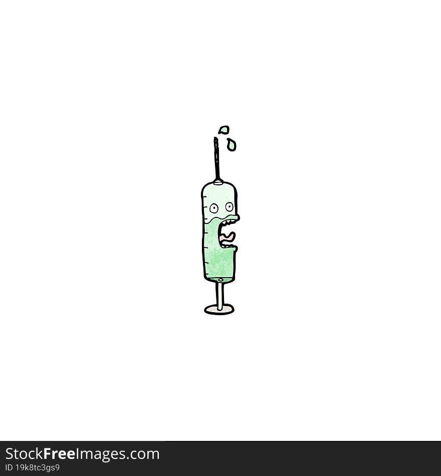 Cartoon Drugs Needle