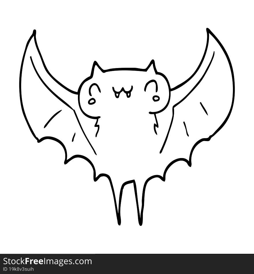 cartoon bat