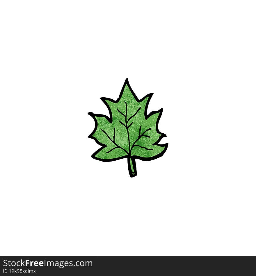 cartoon leaf