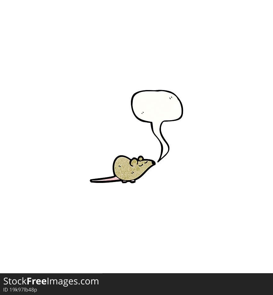 Squeaking Mouse Cartoon