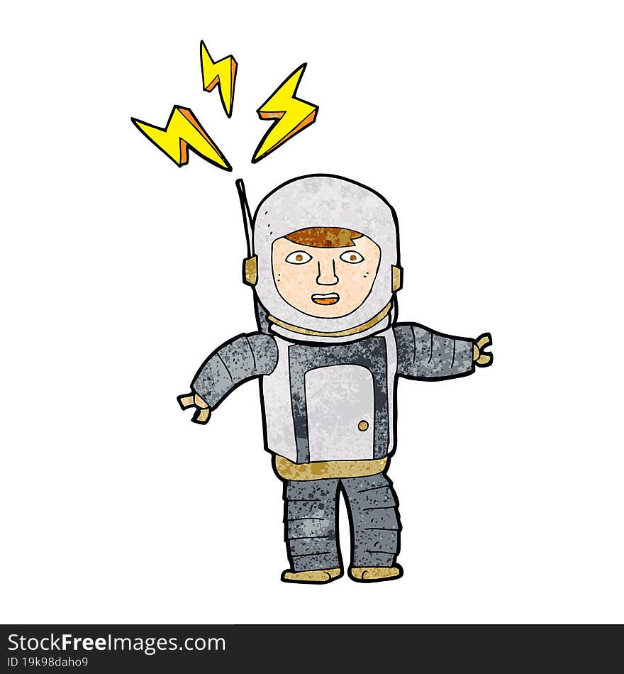 Cartoon Space Man