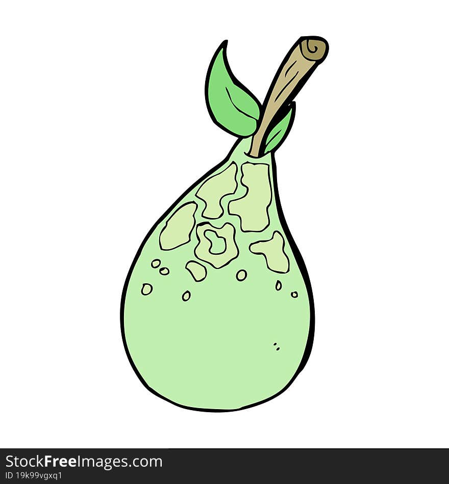 cartoon pear