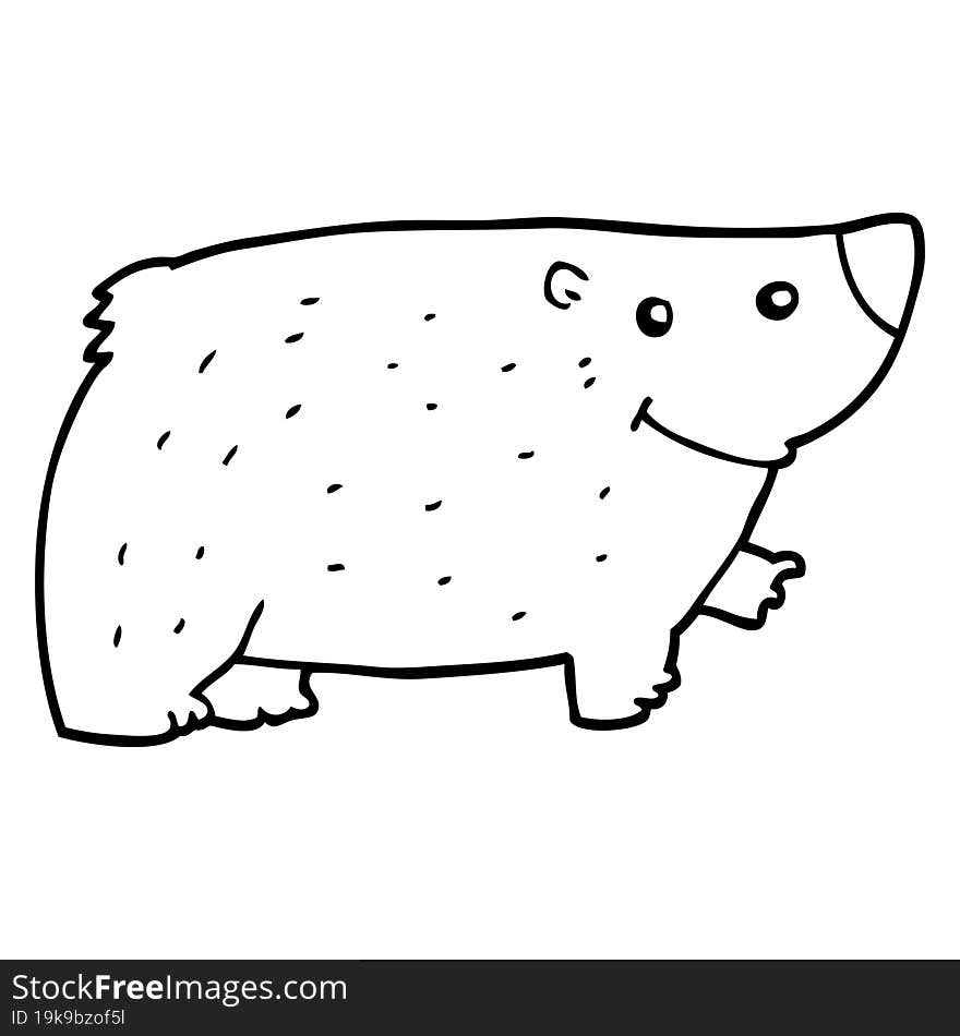 cartoon bear