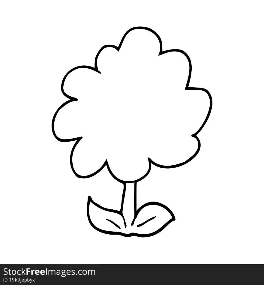 cartoon flower