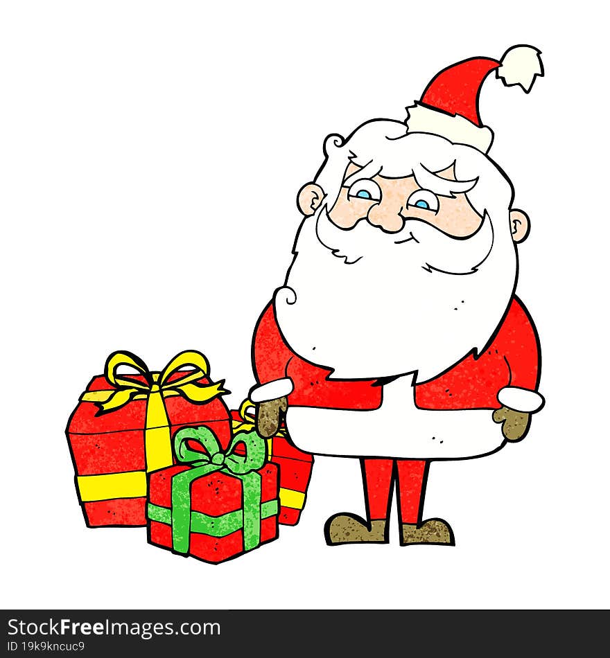 Cartoon Santa Claus