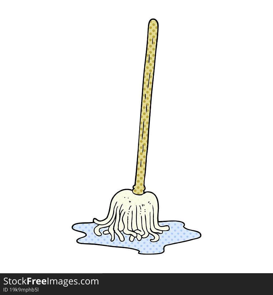 Cartoon Mop