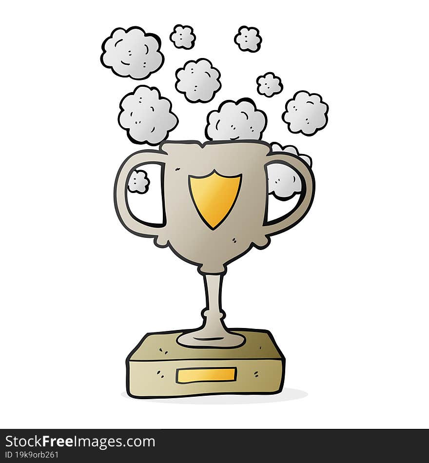 Cartoon Old Trophy