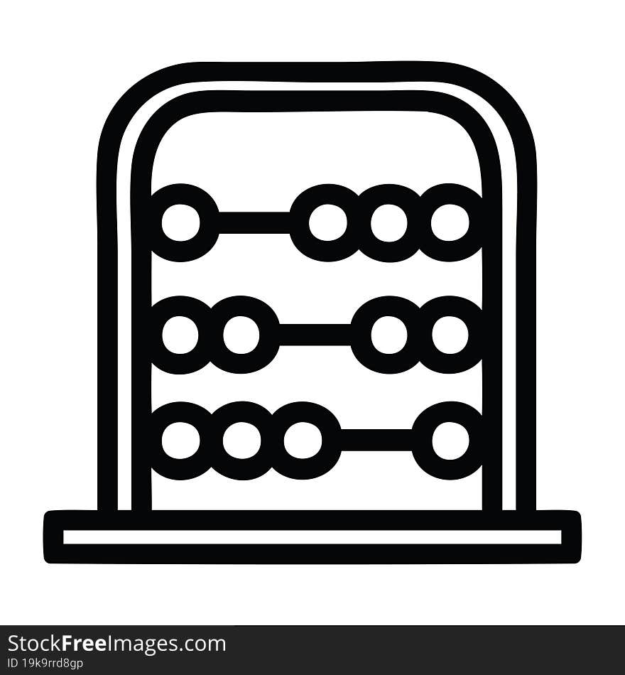 traditional abacus icon