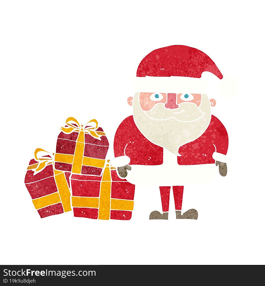 cartoon santa claus