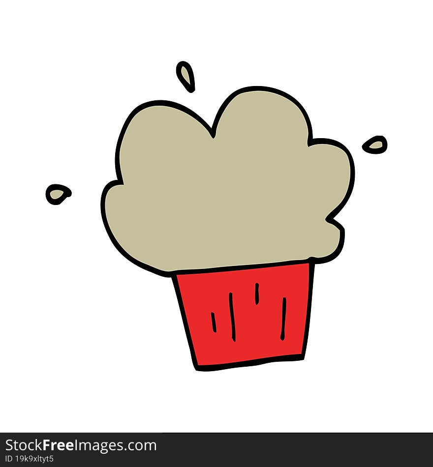 cartoon muffin