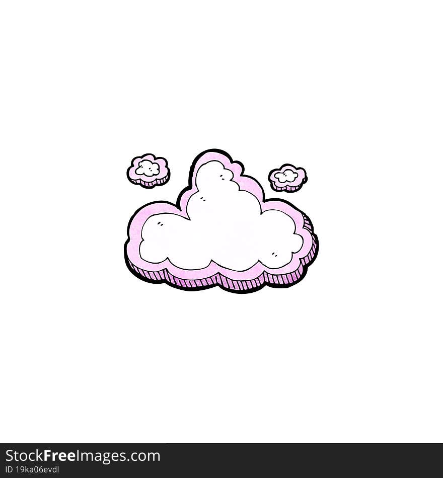 cartoon cloud symbol