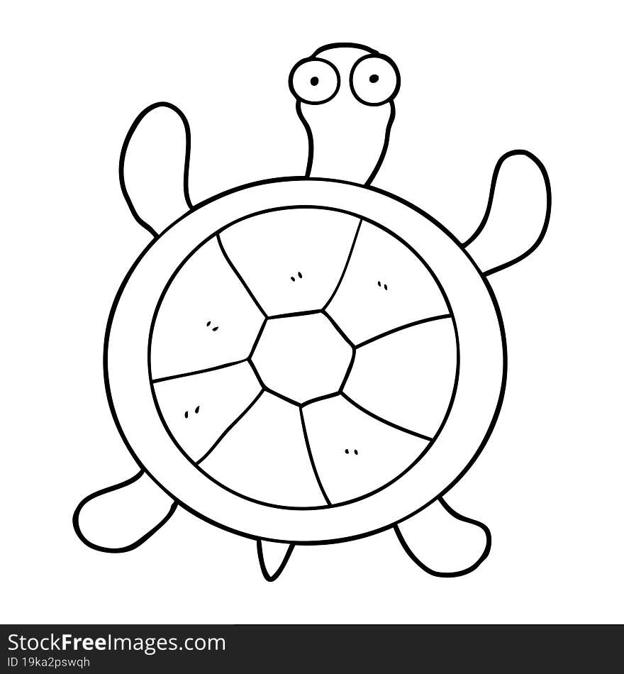 cartoon turtle. cartoon turtle