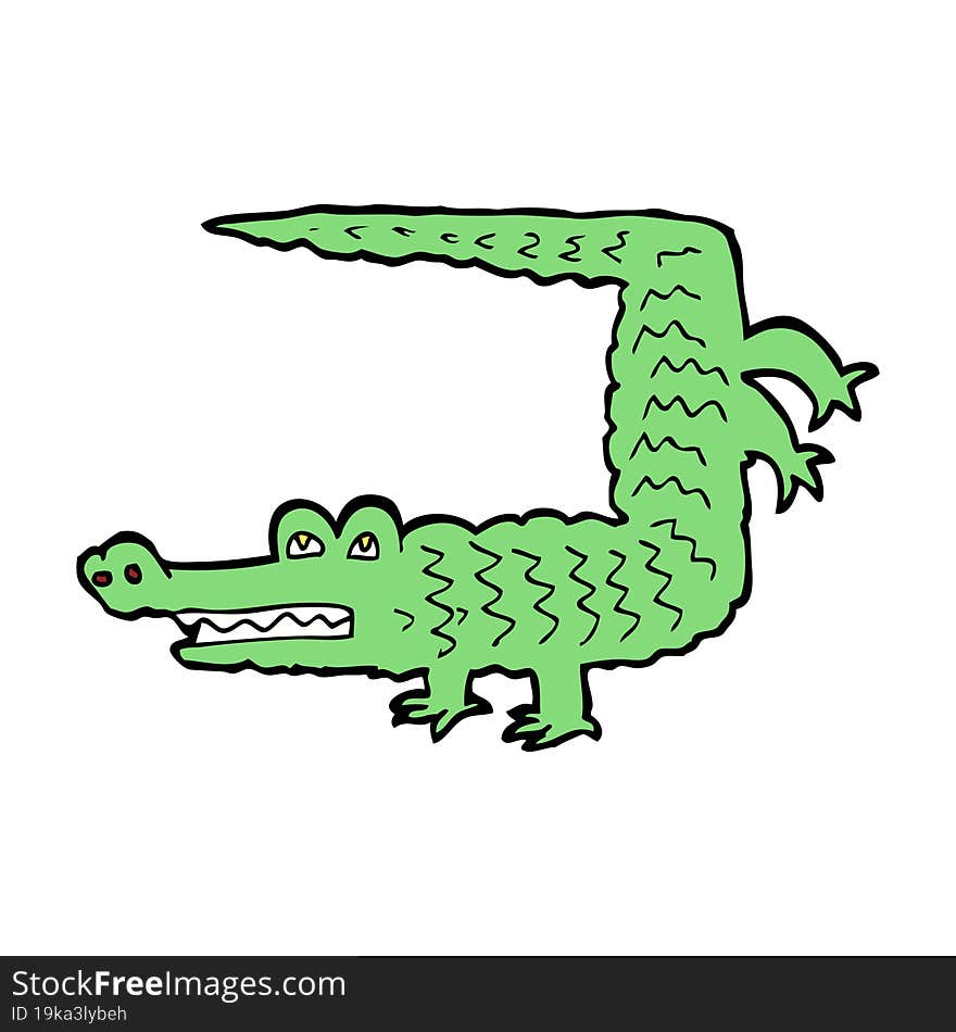 Cartoon Crocodile