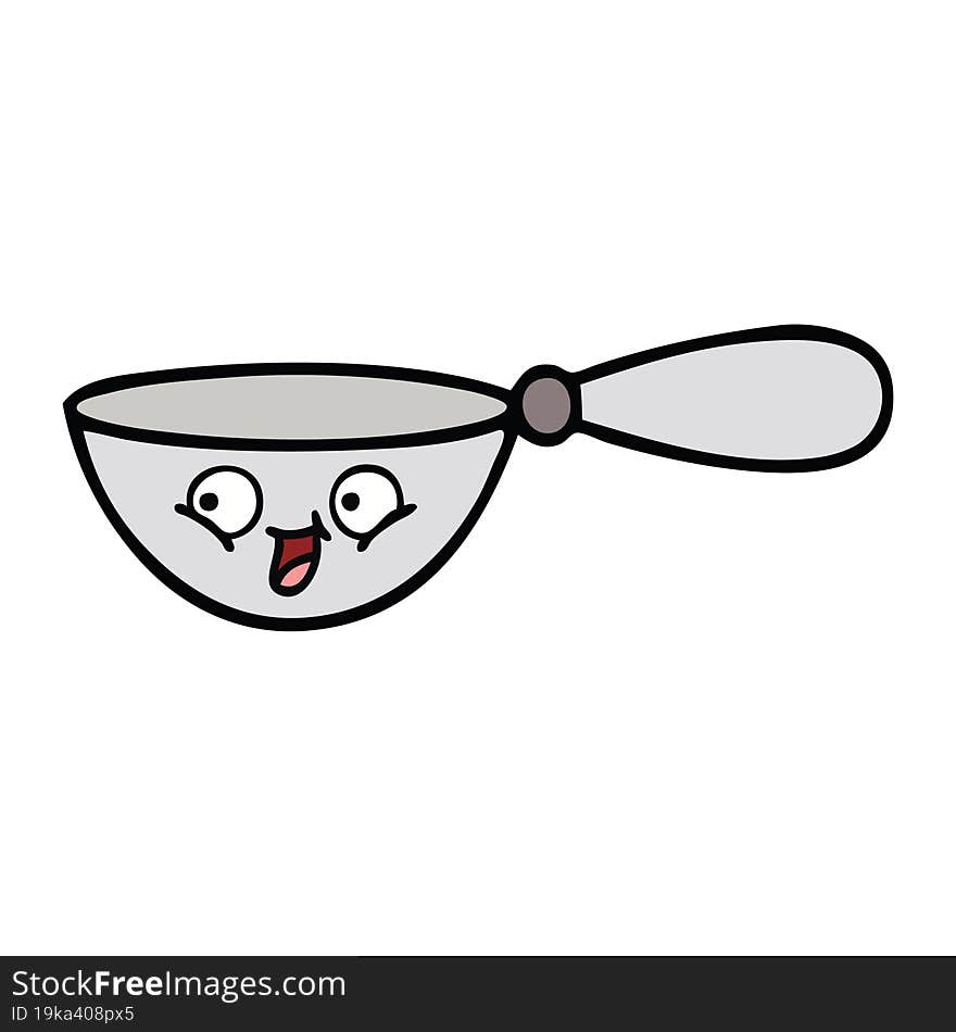 cute cartoon measuring spoon