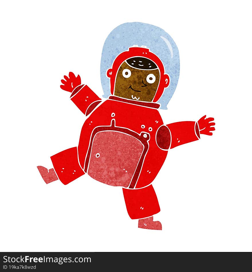 Cartoon Astronaut