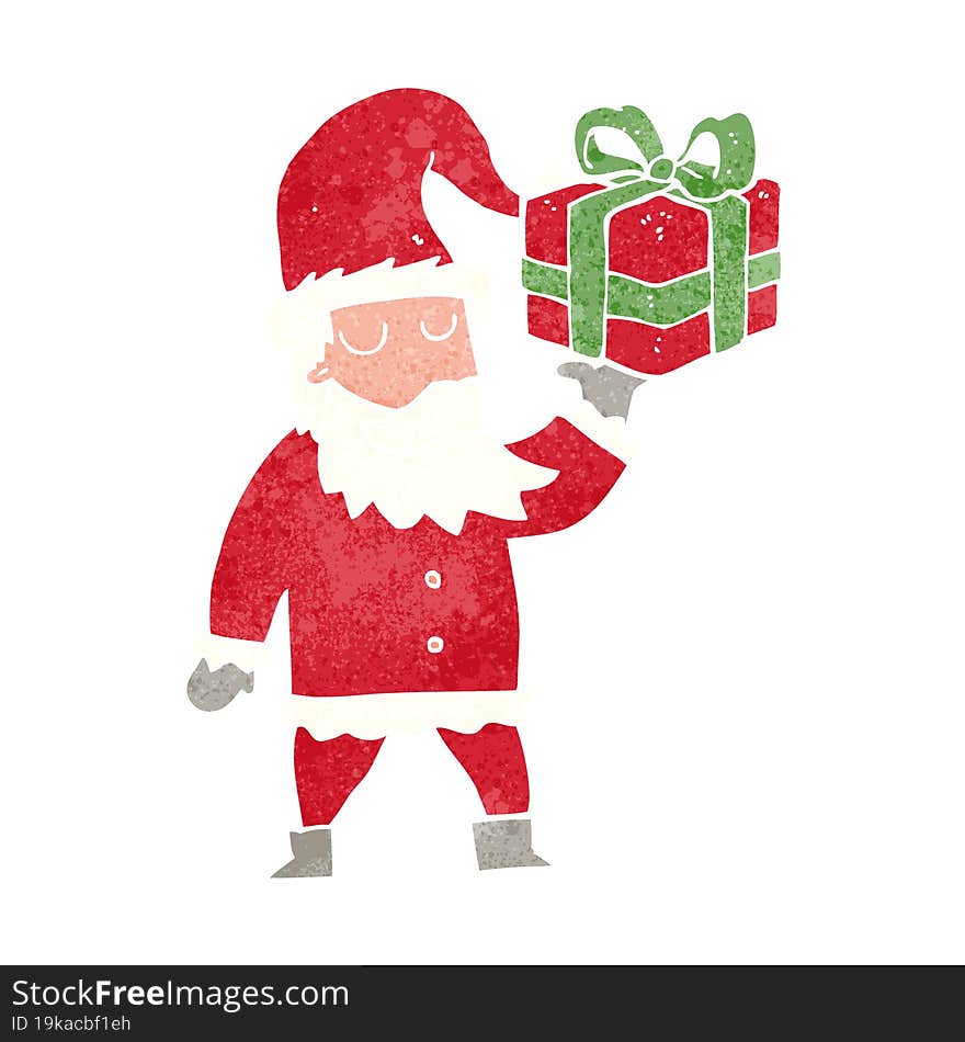 cartoon santa claus