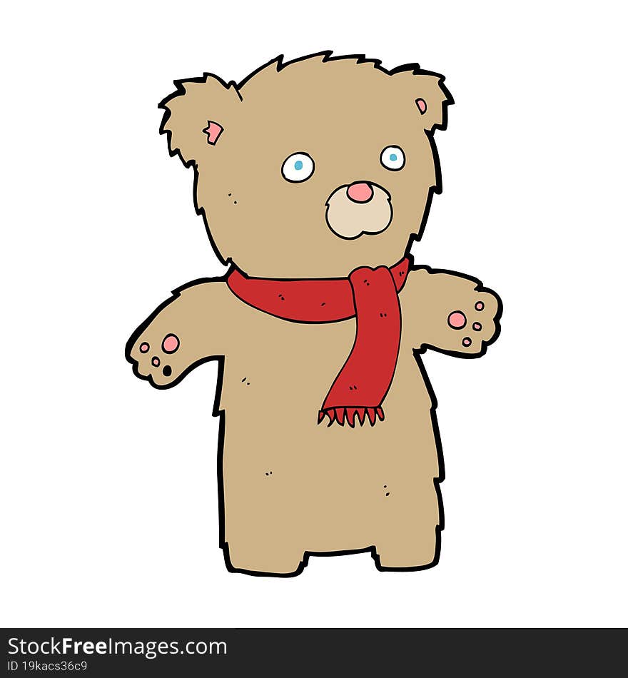 cartoon teddy bear