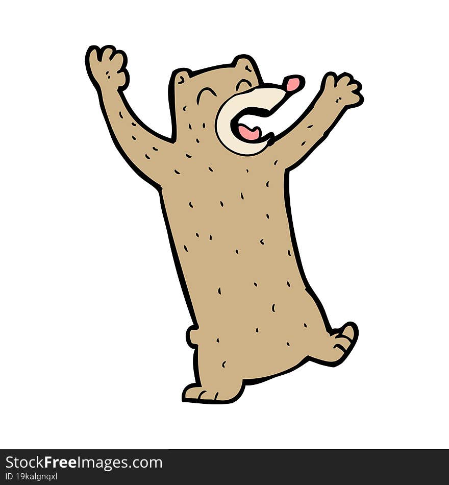 cartoon bear