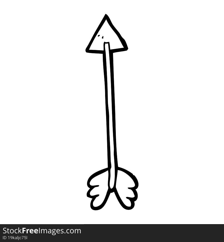 cartoon arrow