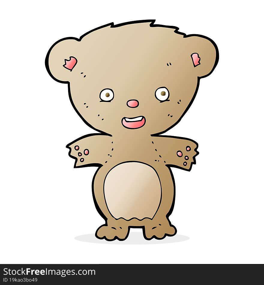 cartoon teddy bear