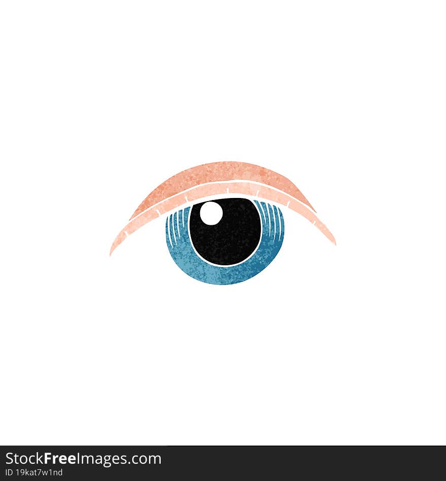 cartoon tattoo eye symbol