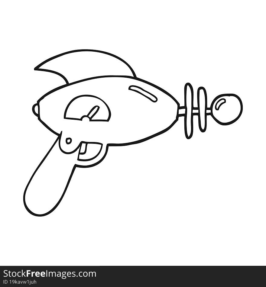 cartoon ray gun