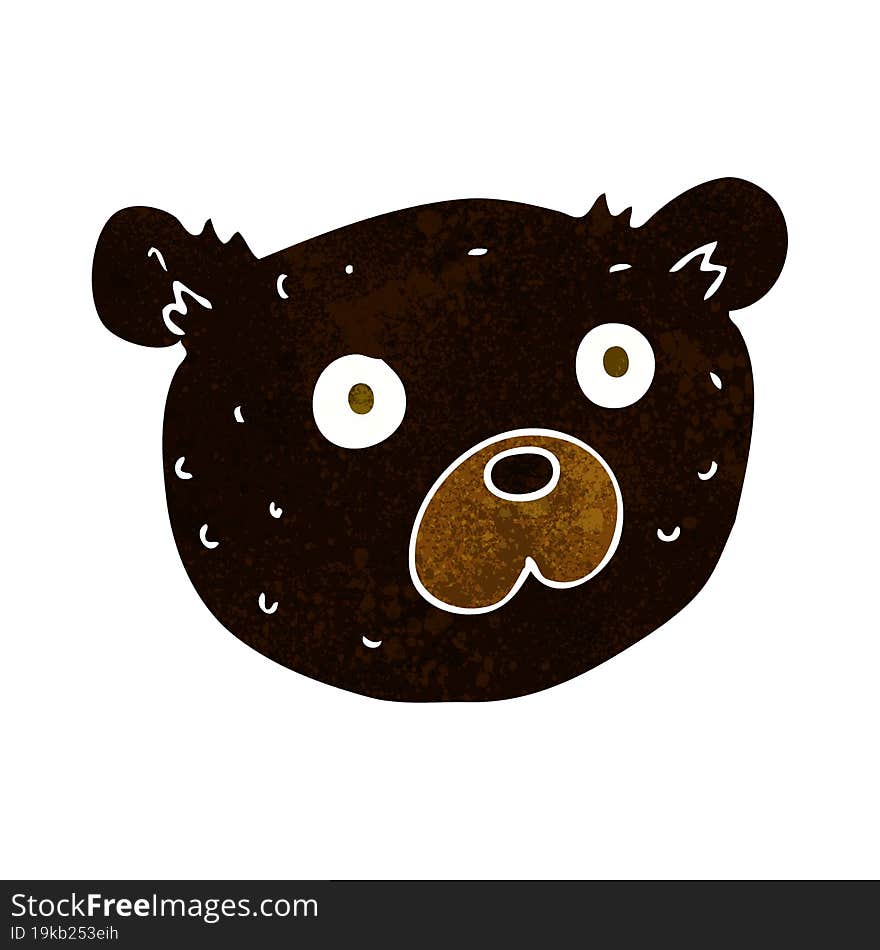 cartoon black bear