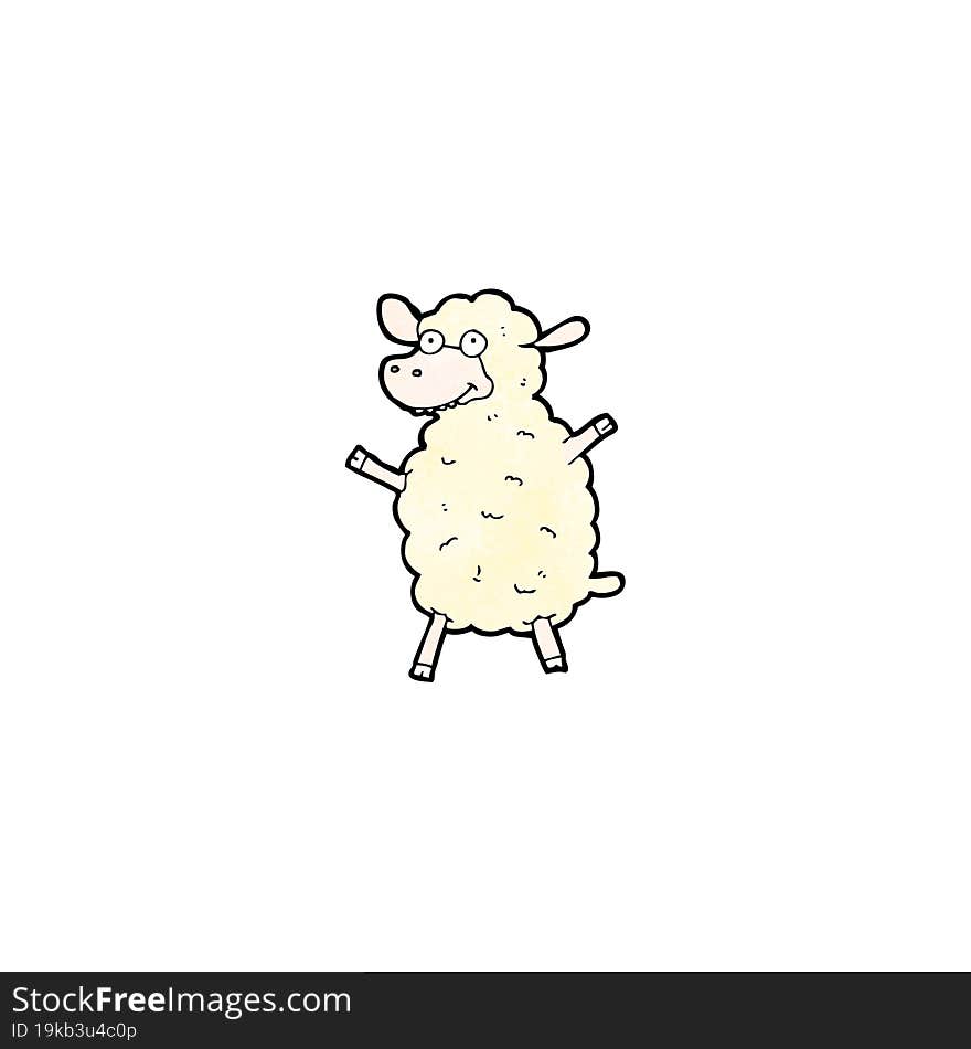 cartoon sheep