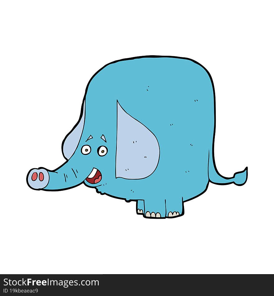 cartoon funny elephant