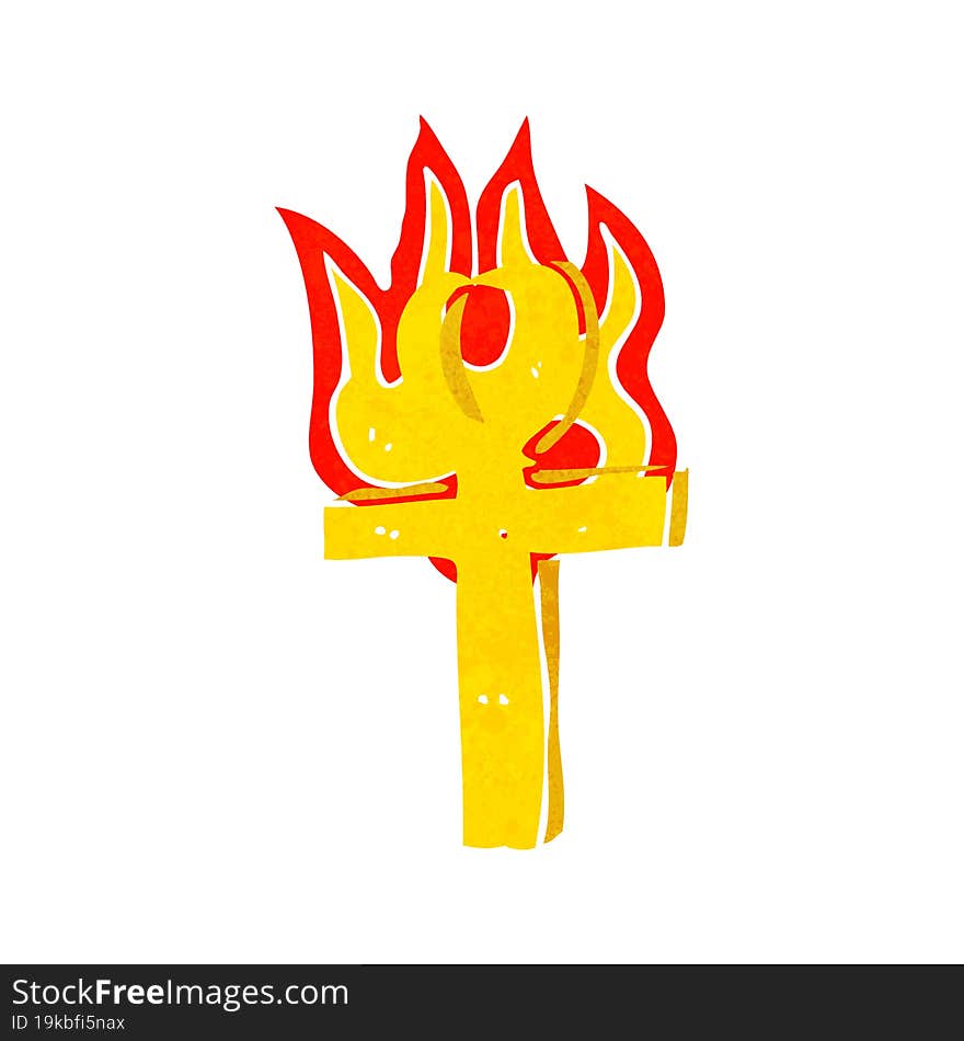 Cartoon Ankh Symbol