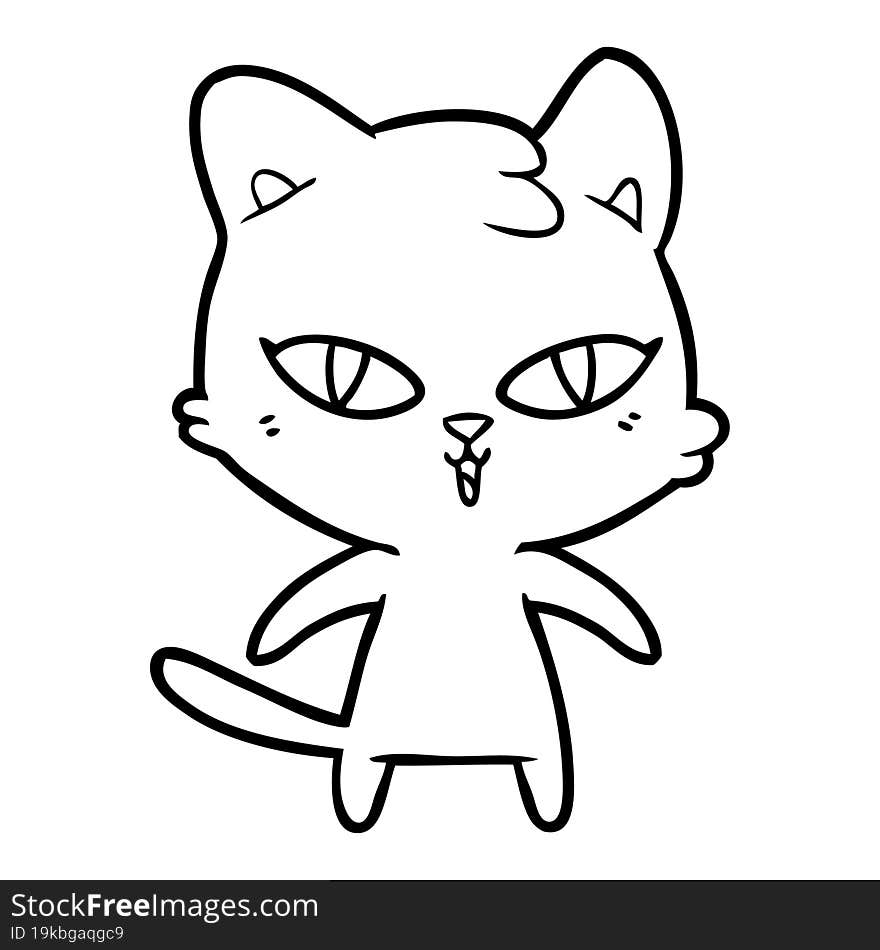 cartoon cat. cartoon cat