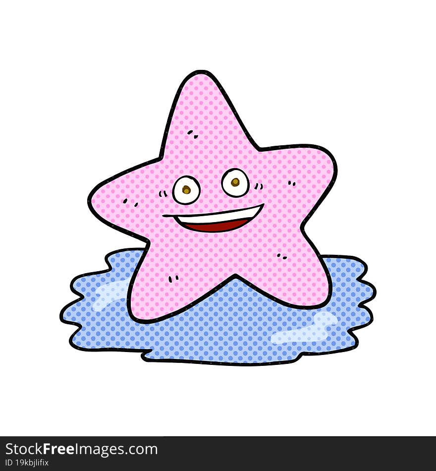 Cartoon Starfish