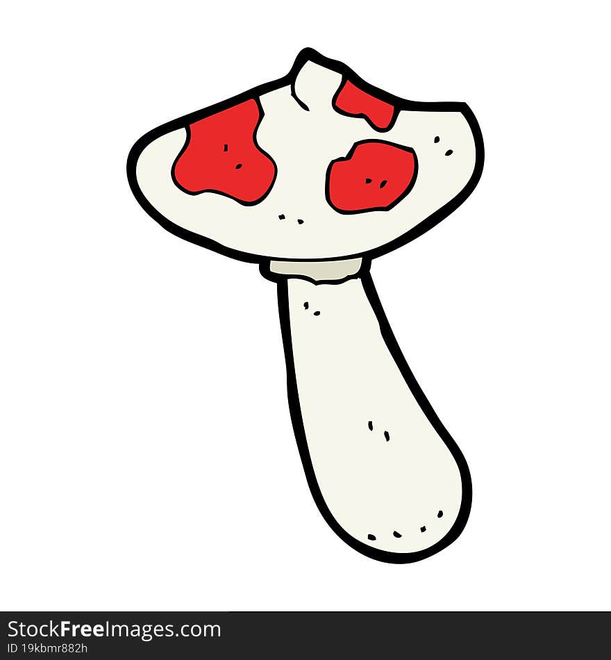 cartoon toadstool