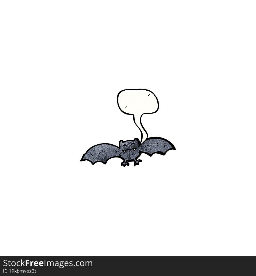 Spooky Halloween Bat Cartoon