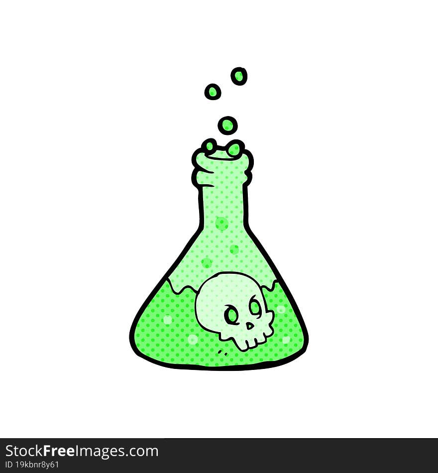 Cartoon Spooky Potion