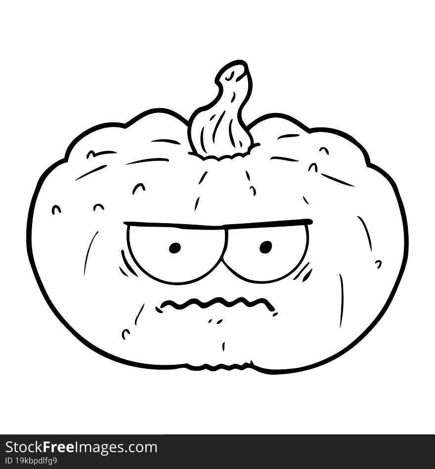 cartoon pumpkin. cartoon pumpkin