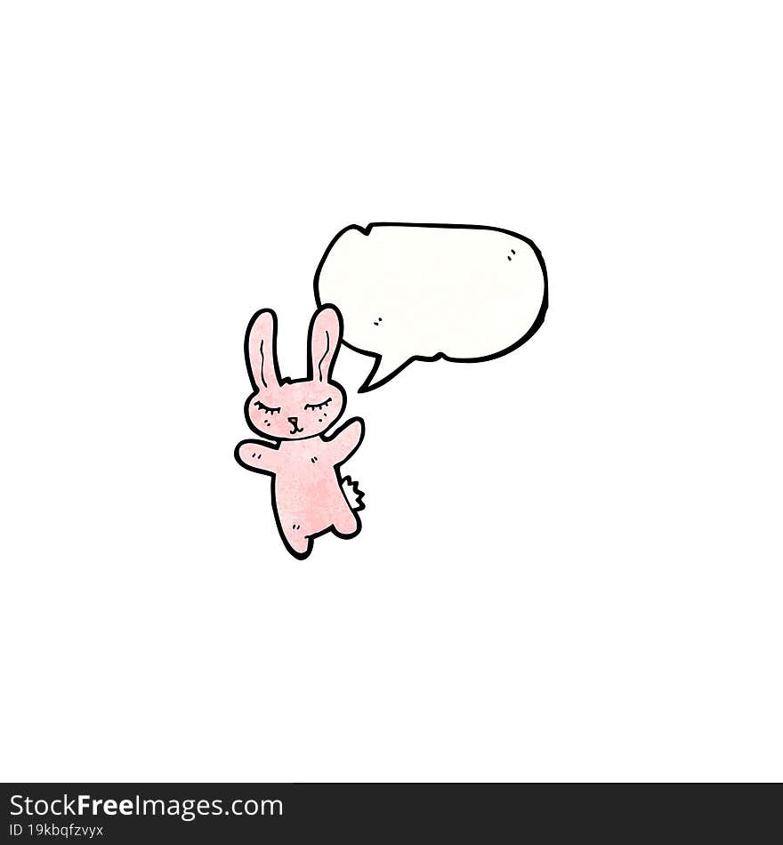 cartoon pink bunny rabbit