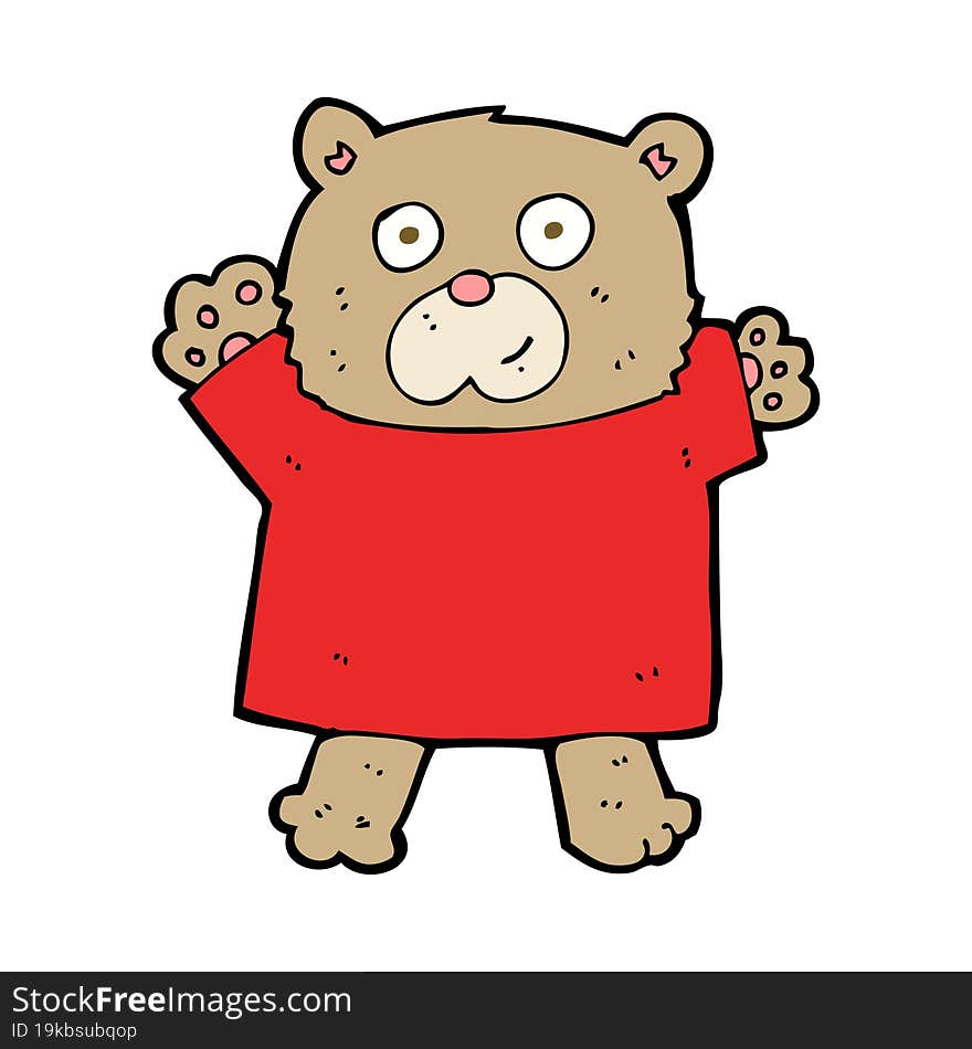 cartoon cute teddy bear