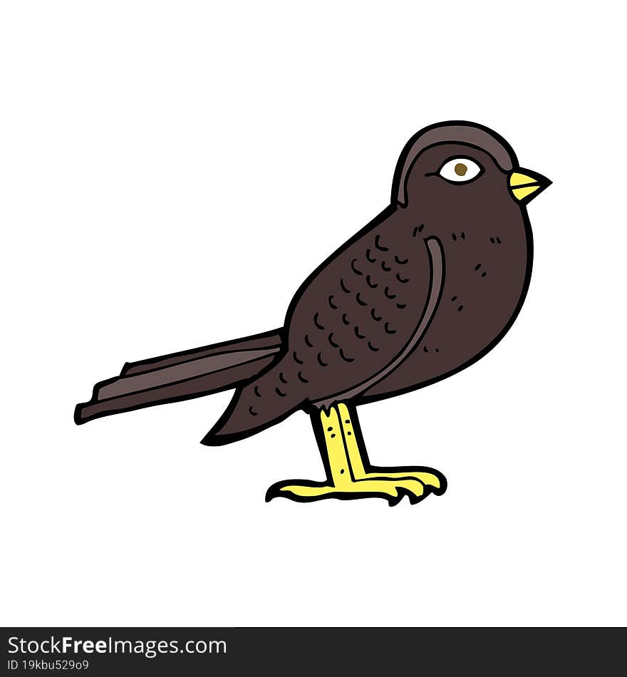 Cartoon Garden Bird