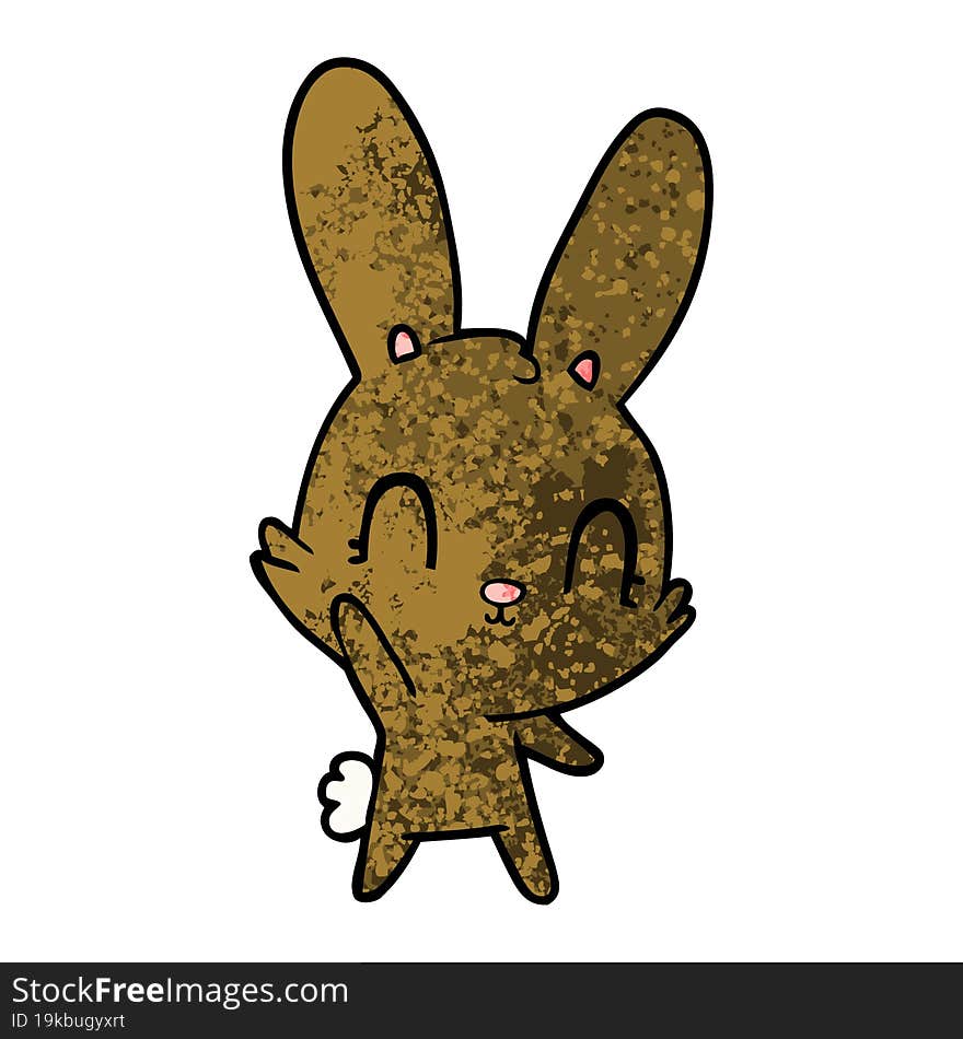 cute cartoon rabbit. cute cartoon rabbit