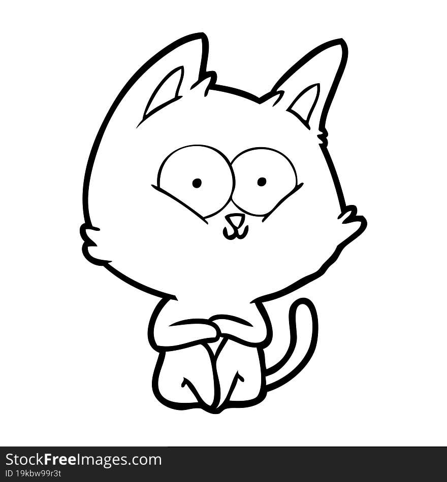 cartoon cat. cartoon cat